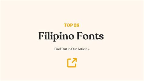 26 Filipino Fonts That Will Add A Cultural Twist To Your Design