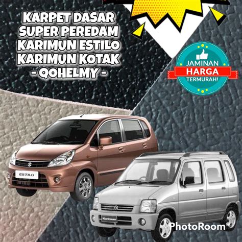 Jual KARPET DASAR MOBIL KARIMUN ESTILO KARIMUN KOTAK SUPER PEREDAM