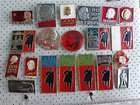 Rare Set Soviet Union St Petersburg Ussr Badges Gallery Wall