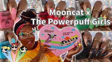 Mooncat X The Powerpuff Girls Nail Polish Swatches Review Nicole