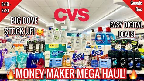 Cvs Free And Cheap Digital Coupon Deals And Haul 818 831 Money Maker Mega Haul🔥learn Cvs