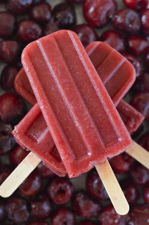 Homemade Cherry Ice Pops With Only 3 Ingredients Know Your Produce