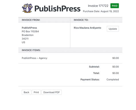 How To Update Data In Invoice Publishpress