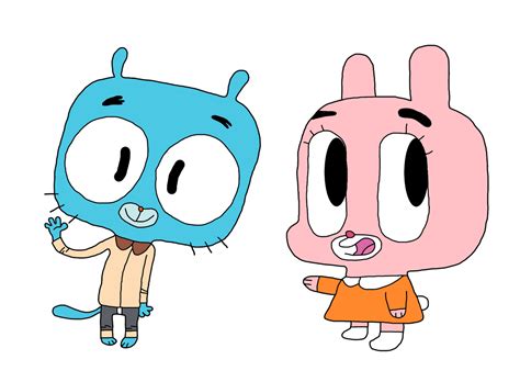 Gumball And Anais Beta Repainted by DzinyMaster on DeviantArt