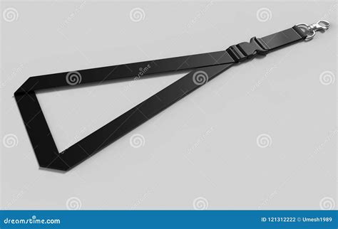 Blank Lanyard With Metal Snap Hook And Detachable Plastic Buckle Stock