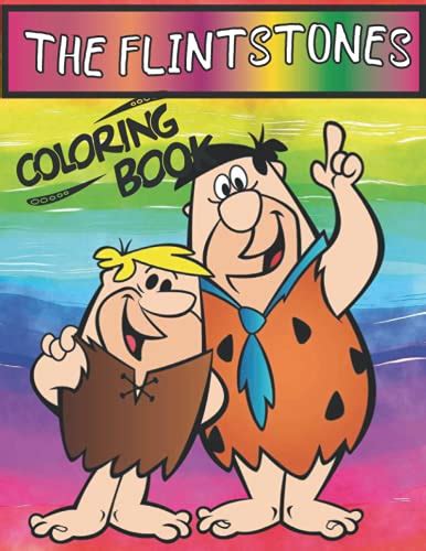 The Flintstones Coloring Book 40 Giant Fun Pages With Premium Outline Images With Easy To