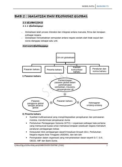 Nota Ekonomi Tingkatan 5 Bab 1 Nota Ringkas Pdf Hema Bednarik