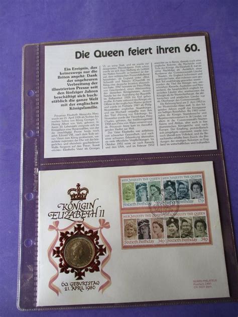 Geburtstag K Nigin Elizabeth Ii Numis Brief Kaufen Auf Ricardo