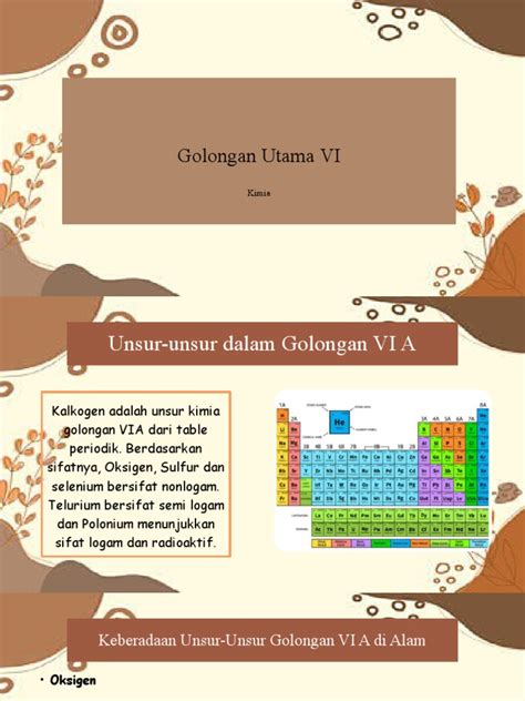 golongan vi  tugas