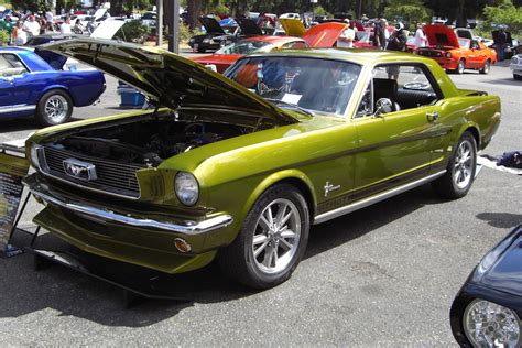 Rescue Green 1966 Ford Mustang Custom Hardtop