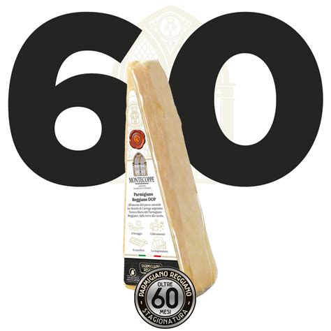 Parmigiano Reggiano Dop 60 Mesi 300 Gr Montecoppe