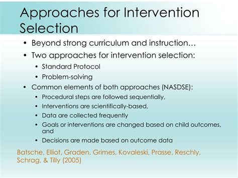 Ppt Intervention Selection And Implementation Powerpoint Presentation