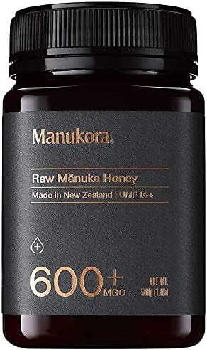 Manukora UMF 16 MGO 600 Raw Mānuka Honey 500g 1 1lb Authentic Non