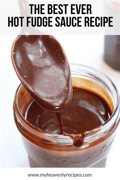 The Best Homemade Hot Fudge Recipe Video My Heavenly Recipes