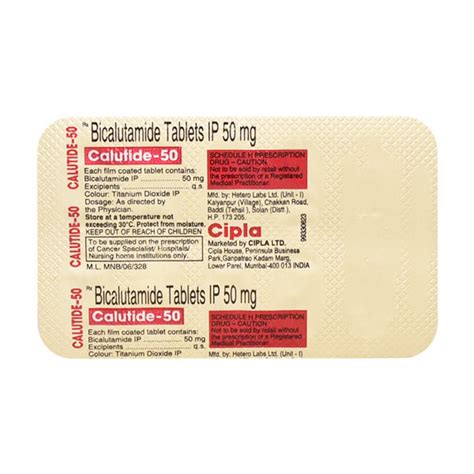 Calutide 50mg Tablet 10 S Price Uses Side Effects Netmeds