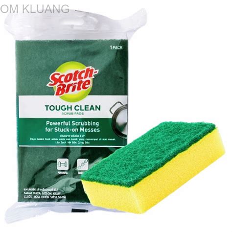 Scotch Brite Tough Clean Scrub Sponge B Pc Pk Shopee Malaysia