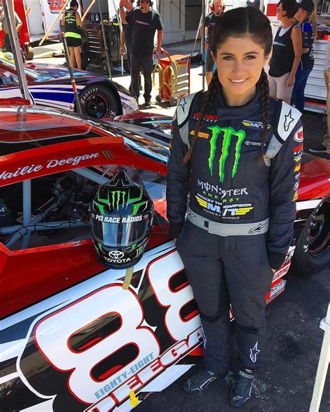 Hailie Deegan on Instagram: “•RACE DAY•🏁🏆” | Women drivers, Female racers, Nascar costume