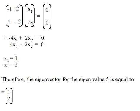 How To Calculate Eigenvectors