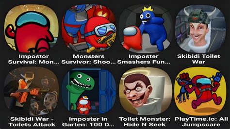 Impostor Survival Monsters Survivor Imposter Smashers Skibidi Toilet