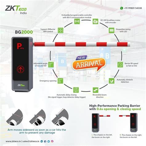 Zkteco Stainless Steel Automatic Toll Barriers At Rs In Jaipur