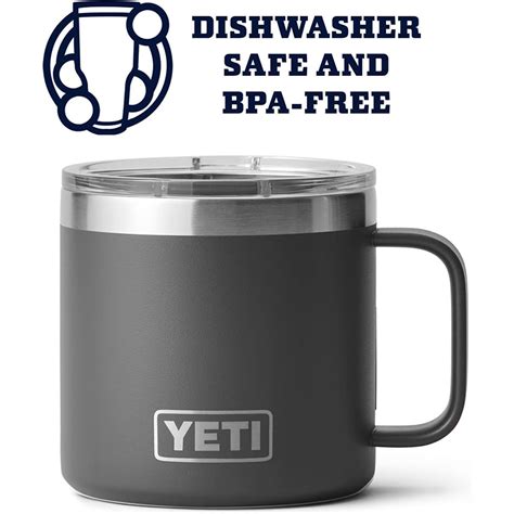 Yeti Rambler Tasse Edelstahl Mit Magslider Deckel