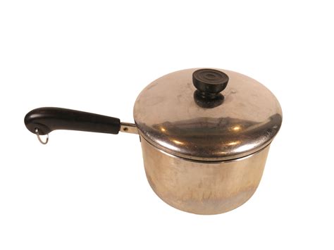 Revere Ware Qt Saucepan Tri Ply Etsy