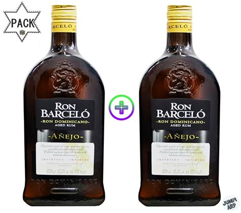 Ripley Pack 2 unidades ron barceló añejo rubio 3500ml