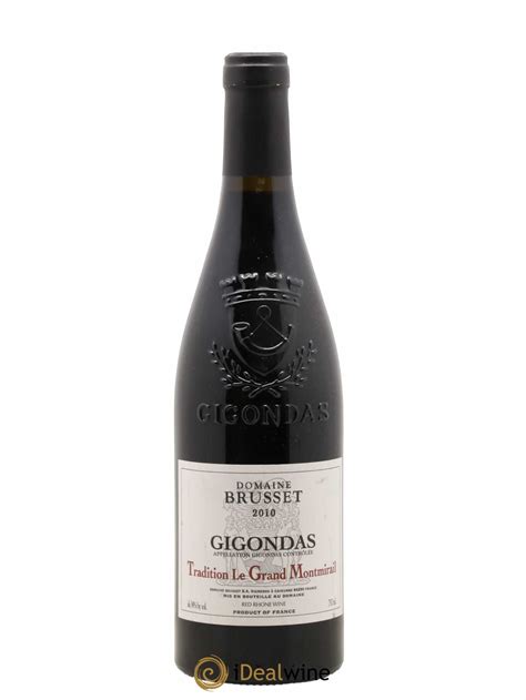 Acheter Gigondas Tradition Le Grand Montmirail Domaine Brusset