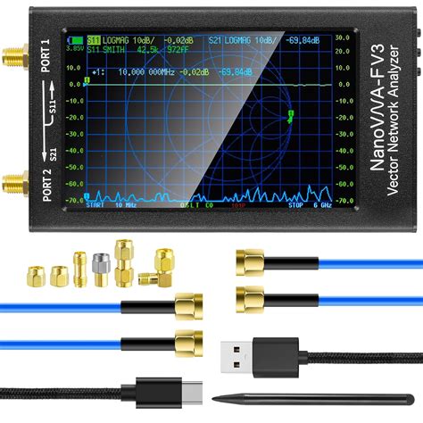 Analizador De Redes Vectorial NanoVNA F V3 Nuevo Antena Actualizado