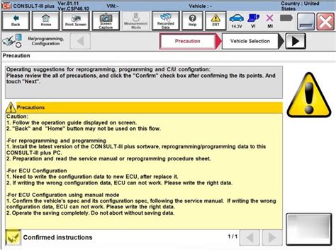 Nissan Ecu Reflash Update Procedure With Consult Iii Plus Paulakeener