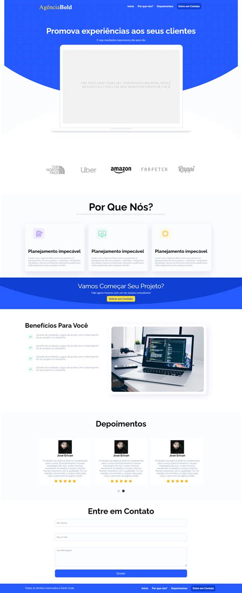 GitHub ERISVAN253031 PROJETO FRONT END SITE AGENCIA BOLD