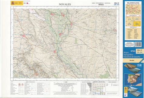 Novales Mapa Topográfico Nacional 1 25 000 2017