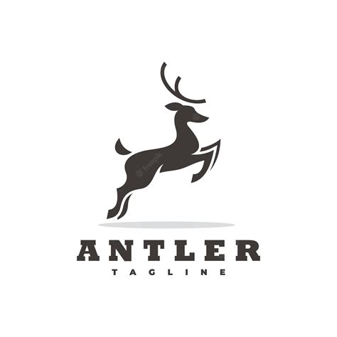 Jumping Deer Vector