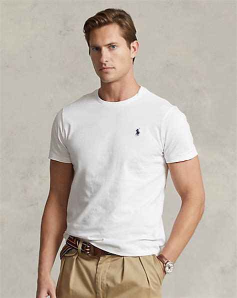 Polo Ralph Lauren Tee Shirt Homme Blanc Tailles S Coloris Blanc