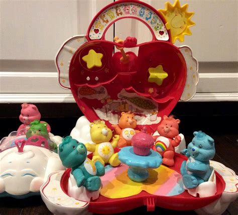 Vintage Care Bear Care-a-lot Play Set With Care Bear Cloud Car - Etsy ...