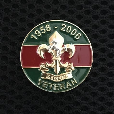 Kings Regiment 1958 2006 Kr Bc01 Lapel Badge 30mm British Army