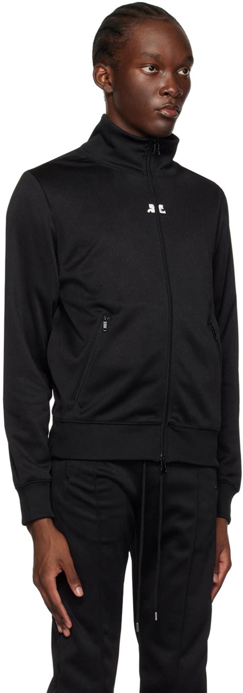 Courrèges Black Interlock Track Jacket Courreges