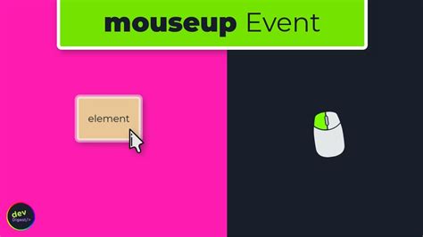 Mouse Up Mouse Events In Javascript Explained Episode Youtube