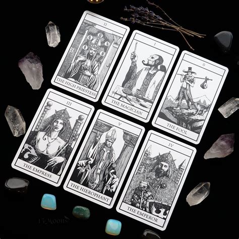 Bianco Nero Tarot Deck Tarot Decks Tarot Ink Cards