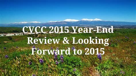 CVCC Year-End Review & Looking Forward to 2016 | PPT