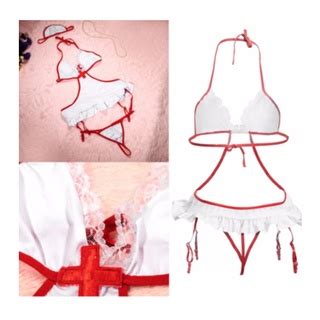 Fantasia Cosplay Sexy Doutora Enfermeira Lingerie Feminina Adulto