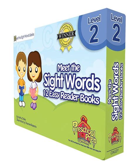 Preschool Prep Level 2 Meet The Sight Words Easy Reader Book Set Easy Reader Books Easy