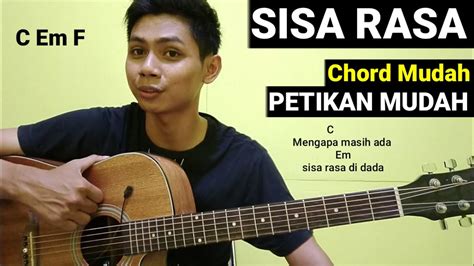 Tutorial Gitar MAHALINI SISA RASA Chord Dan Petikan Mudah YouTube