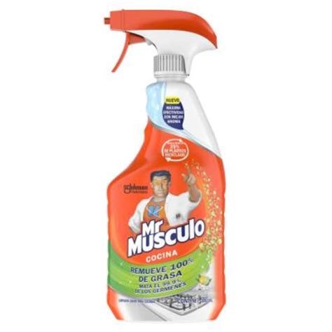 Limpiador líquido Mr Músculo desengrasante para cocina limón 650 ml