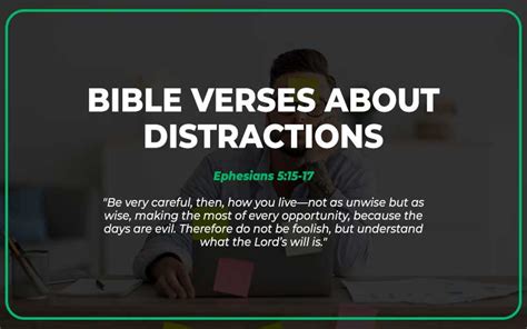 25 Bible Verses About Distractions With Commentary Scripture Savvy