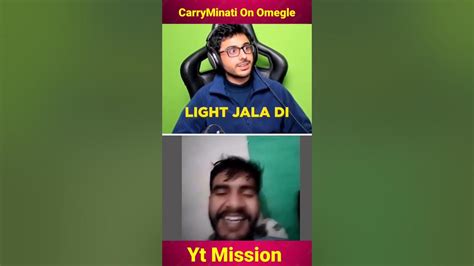 Carryminati Omegle Funny Moment Carryminati Facts Carryislive