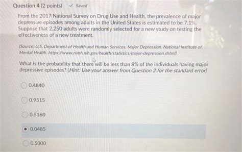 Solved Question 4 2 Points Saved From The 2017 National