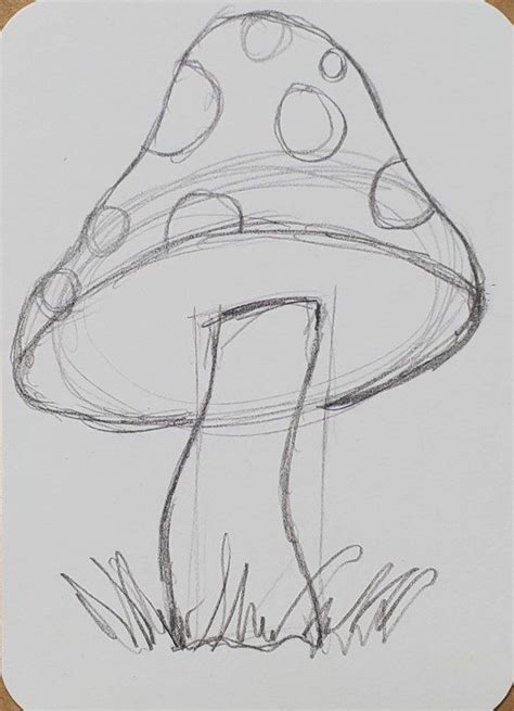 How To Draw A Mushroom Easy Step By Step Tutorial Art By Ro Learn