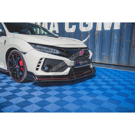 Racing Durabillity Front Splitter Honda Civic X Type R Races Shop