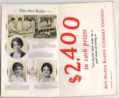 $100 1920s Raisin Recipe Contest: Beating the Pros – Cookbook Confidential